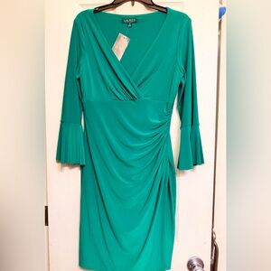 Ralph Lauren Green Long Sleeve Dress